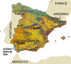 The location in Spain