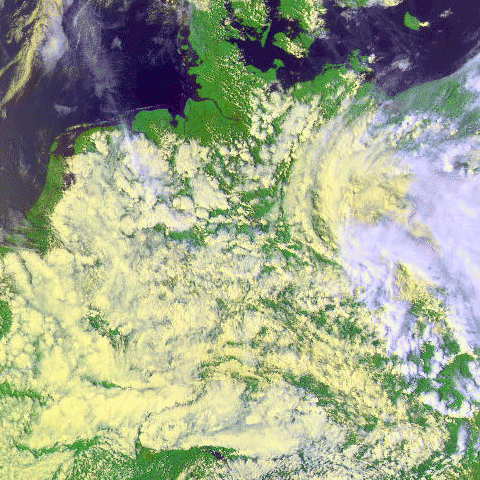 NOAA Deutschland Satbild